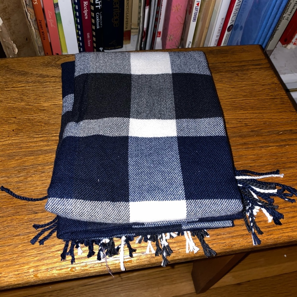 Plush fab fit fun blanket scarf